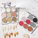 9 in 1 Solid Nail Gradient Pigment Powder Set